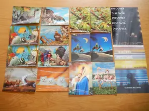 21 3D-Ansichtskarten   Postkarten