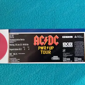 AC DC Berlin  1 Ticket Mo.30.06.2025