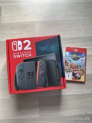 Nintendo Switch 2 spielkonsole versiegelt in Originalverpackung  + Mario Kart World spiele + garanti