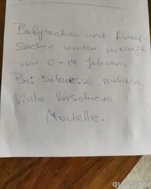 Kindersachen 