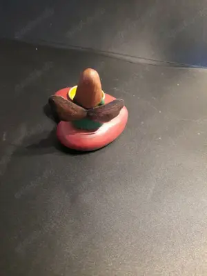 Teelichthalter als Herz mit Engel 10cm breit  Bild 3