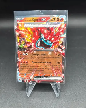 Pokemon Karte Ofenmaske Ogerpon ex 040 167 Maskerade im Zwielicht DE NM