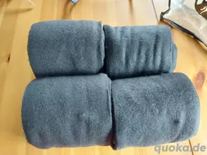 Loesdau Fleece-Bandagen, 4er-Set, schwarz