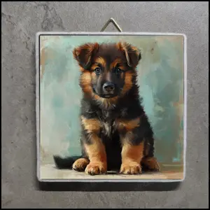 Schäferhund Welpe, Bild Schäferhund Welpe, Foto Schäferhund Welpe, Schäferhund Welpen Deko