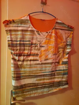 T-Shirt mit Muster aus 100% Baumwolle Cotton 