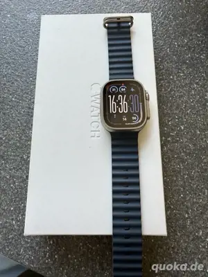 Apple Watch ultra 2 GPS cellular Titan 64GB mit 2  Armbände  + OVP und Quittung , Akku : 99% 