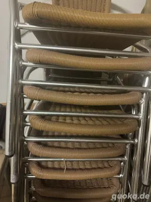 Stühle Alu Rattan