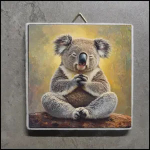 Bild Meditierender Koala , Foto Meditierender Koala, Koala Bild, Koala Foto , Koala Deko