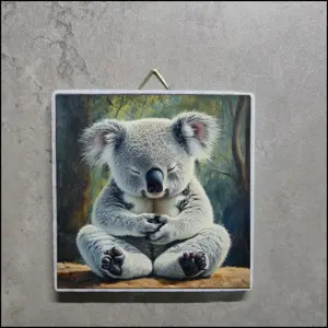 Bild Meditierender Koala , Foto Meditierender Koala, Koala Bild, Koala Foto , Koala Deko