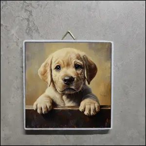 Bild Labrador Welpe, Foto Labrador Welpe, Labrador Welpen Deko, Labrador Welpe Portrait