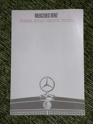 Konvolut Mercedes Benz Verkaufsprospekte, 220D, 1970er Jahre Bild 3