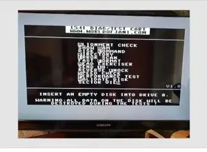 C-64   128 BlinkingDiag 4-in-1 Diagnostic Module. Commodore Bild 2