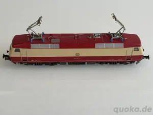 MÄRKLIN H0 # 3153 : E-Lok 120 001-3 der DB in beige rot