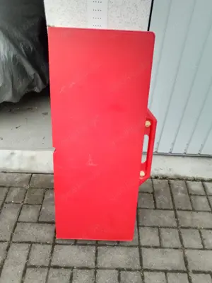 Camping-Tisch faltbar mit 4 Sitzen rot Bild 3