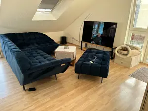 Designer-Sofa  GAPPA  (Elektrisch verstellbare Sitze) mit XL-Fußstütze