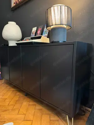 MYCS Sideboard GRYD   Kommode    Schwarz matt, 152