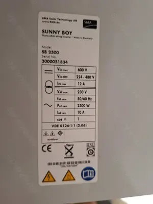 Top: 3 Sunny Boy Wechselrichter + Sunny Boy Control + Zubehör Bild 5