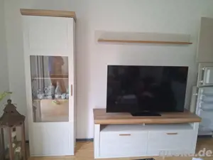 Wohnwand weiß 