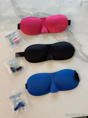 schlafmaske inklusive ohrstöpsel