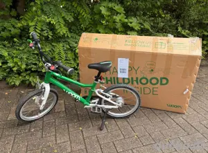 Woom 3 Automagic Kinderfahrrad Grün 