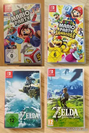 super Mario jamboree , super Mario party , zelda spiele mit OVP 