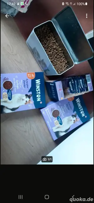 Katzenfutter abzugeben 