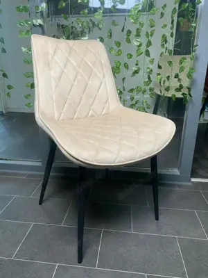 Neu samt stühle beige (nur noch 8 verfügbar)