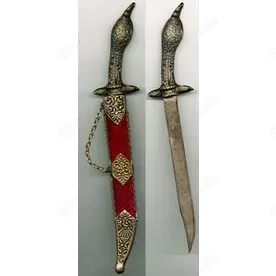 Antikes Messer Brieföffner von 1827 mit Schaft