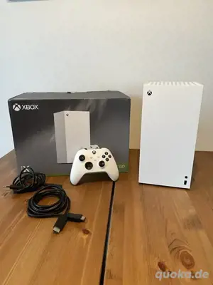 Xbox serie X spielkonsole weib mit controllern + OVP 
