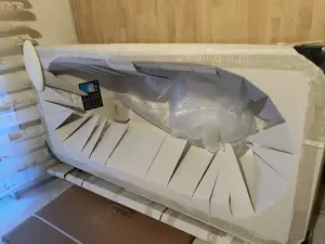 Badewanne neu Rechteckig mit Gestell zu verkaufen Bild 3