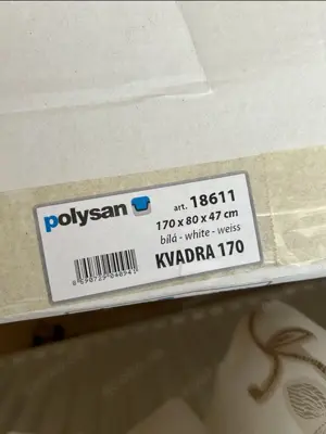 Badewanne neu Rechteckig mit Gestell zu verkaufen Bild 2