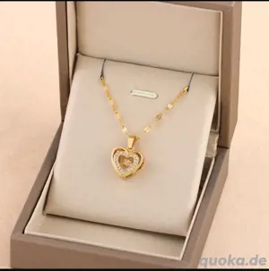 Herzkette Neu und Unbenutzt
