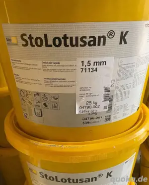 Sto Fassadenputz StoLotusan K Graue Farbe Bild 2