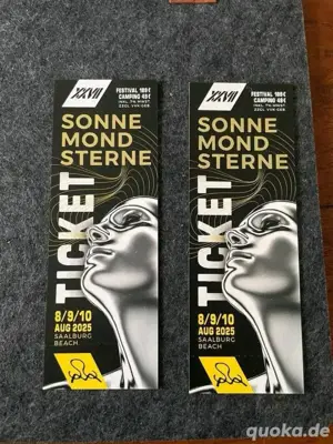 2 Tickets Sonne Mond Sterne Festival 2025