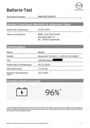 Mazda MX-30 EV Elektro Advantage Matrix-LED Navi ACC Head-Up Bild 2