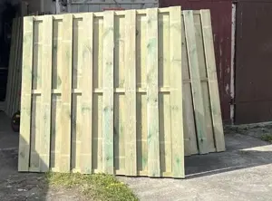 Sichtschutzzaun   Sichtschutzfeld 180x180 imprägniert 