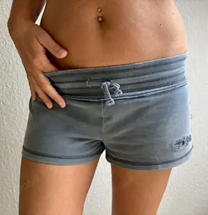 Gern Getragene blaue sexy  Hotpants