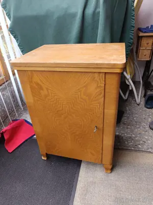 Antike Kasten Nähmaschine Singer 216