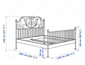 Bettgestell 140x200 cm