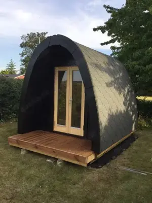 Camping POD Glamping isoliert L300 B240cm Kiefer