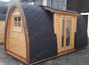 Camping POD Glamping isoliert L480 B240cm Kiefer