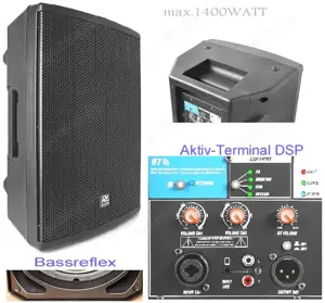 Angebot Aktive 14000Watt Power Box PD412A mehrere Lieferbar PA-Karaoke events Beschallung DJ