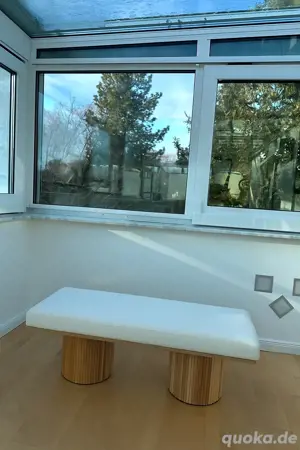 Sitzbank mit Boucle Stoff 