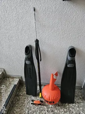 cressi Harpune 75 cm + flossen Gr.44