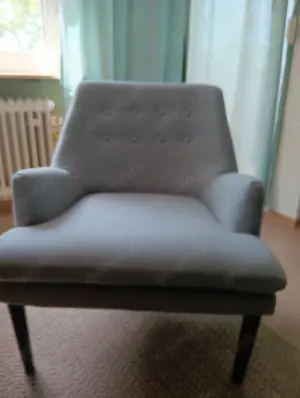 Schöner Sessel in grau