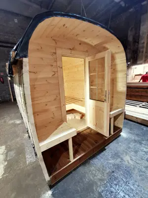 Camping POD Glamping L300 B230cm 2Räume 45mm Kiefer