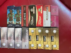 Golfbälle 69 Stück neu verschiedene Marken