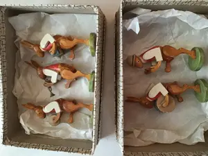 Wendt & Kühn alte 5 Vorkriegszeit Hasen Erzgebirge 