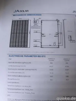 Suche  Ja Solar jam 60S10 340 MR