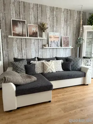 Schöne weiße Couch zu verkaufen